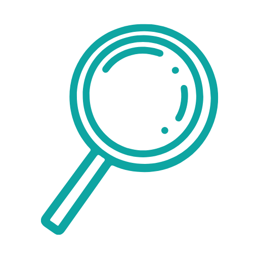 Discover Graphic - magnifying glass